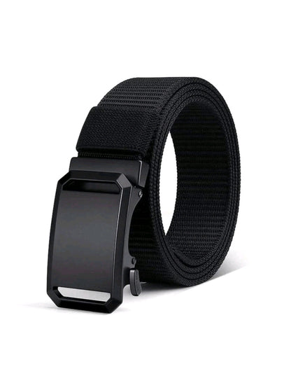 Ceinture à cliquet en nylon pour homme, ceinture mode homme en tissu nylon
