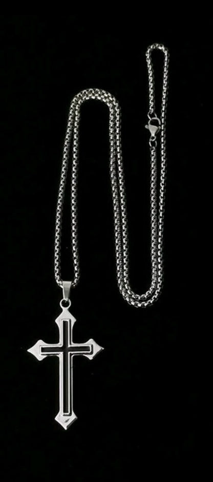1 pièce En Acier Inoxydable Collier Avec Pendentif , Unisexe Sweat-Shirt À Capuche Chaîne , Polyvalent Quotidien Accessoire