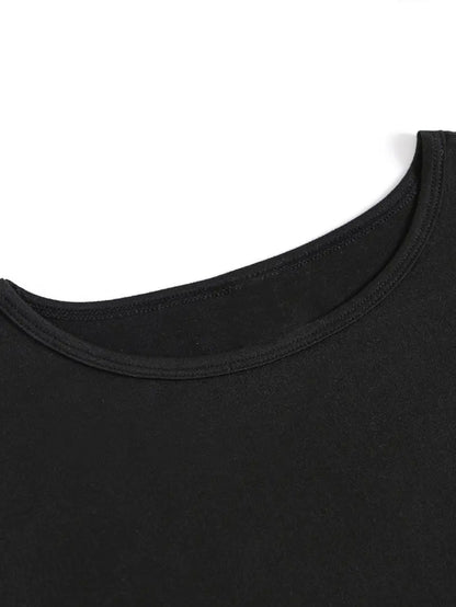 Vêtements pour femmes, T-shirt à manches courtes BW Wd20250227022 imprimé de lettres pour le printemps et l'été