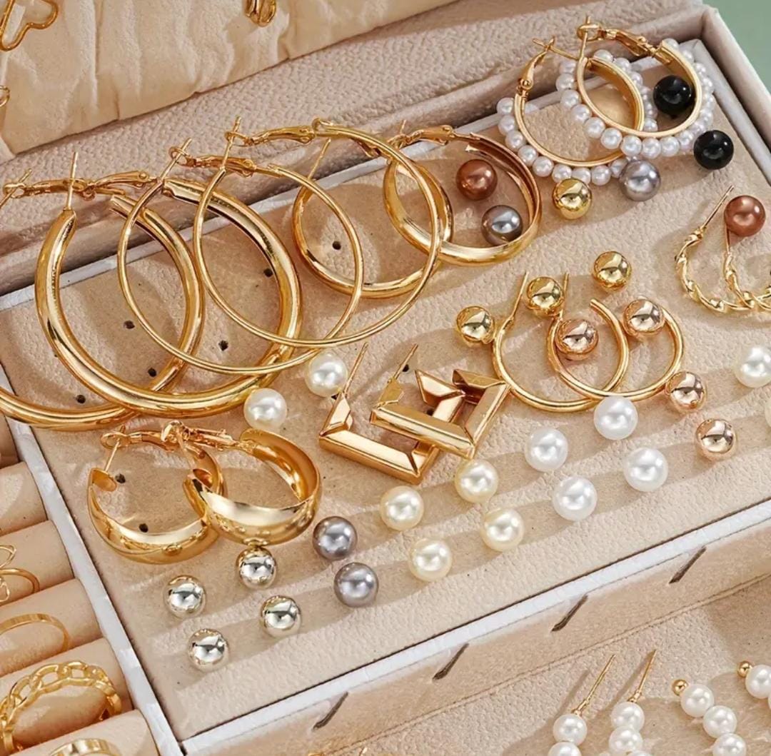 Ensemble de Bijoux Élégants et Vintage de 86 Pièces pour Femmes et Filles