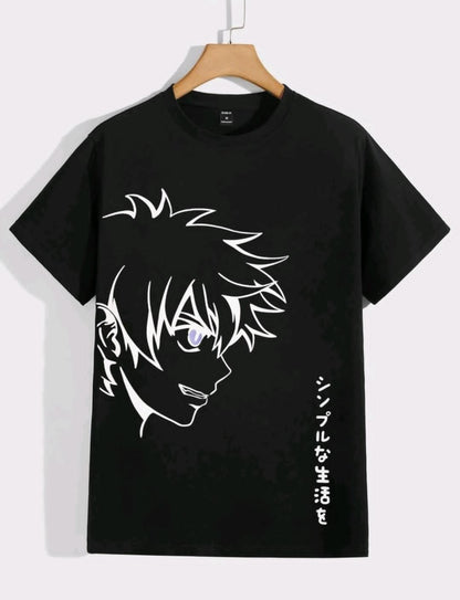 Manfinity RebelGame Homme T-shirt à motif japonaise et figure