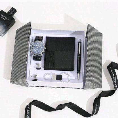 Coffret cadeau , convenant pour le personnel ou l'appréciation des clients, la fête des pères, un portefeuille simple et élégant
