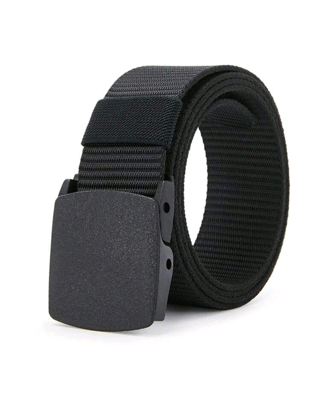 1pc Ceinture en nylon pour homme avec boucle en plastique