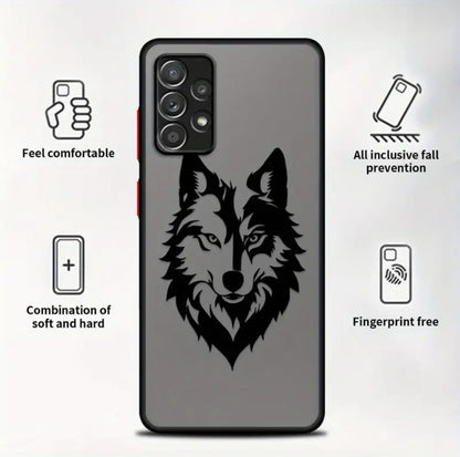Coque de Téléphone Motif Loup pour Galaxy A22 A23 A25 A21s A24 4G A32 A33 A34 A35 A51 A52 A52s A53 A54 A55 A71 A72 A73 5G