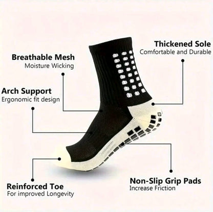 5 pièces/set Sac de football, chaussettes de football pour adolescents et hommes