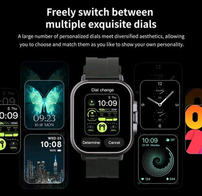 Écouteurs + Montre connectée 2 en 1, sensation améliorée, appel sans fil , double bracelet