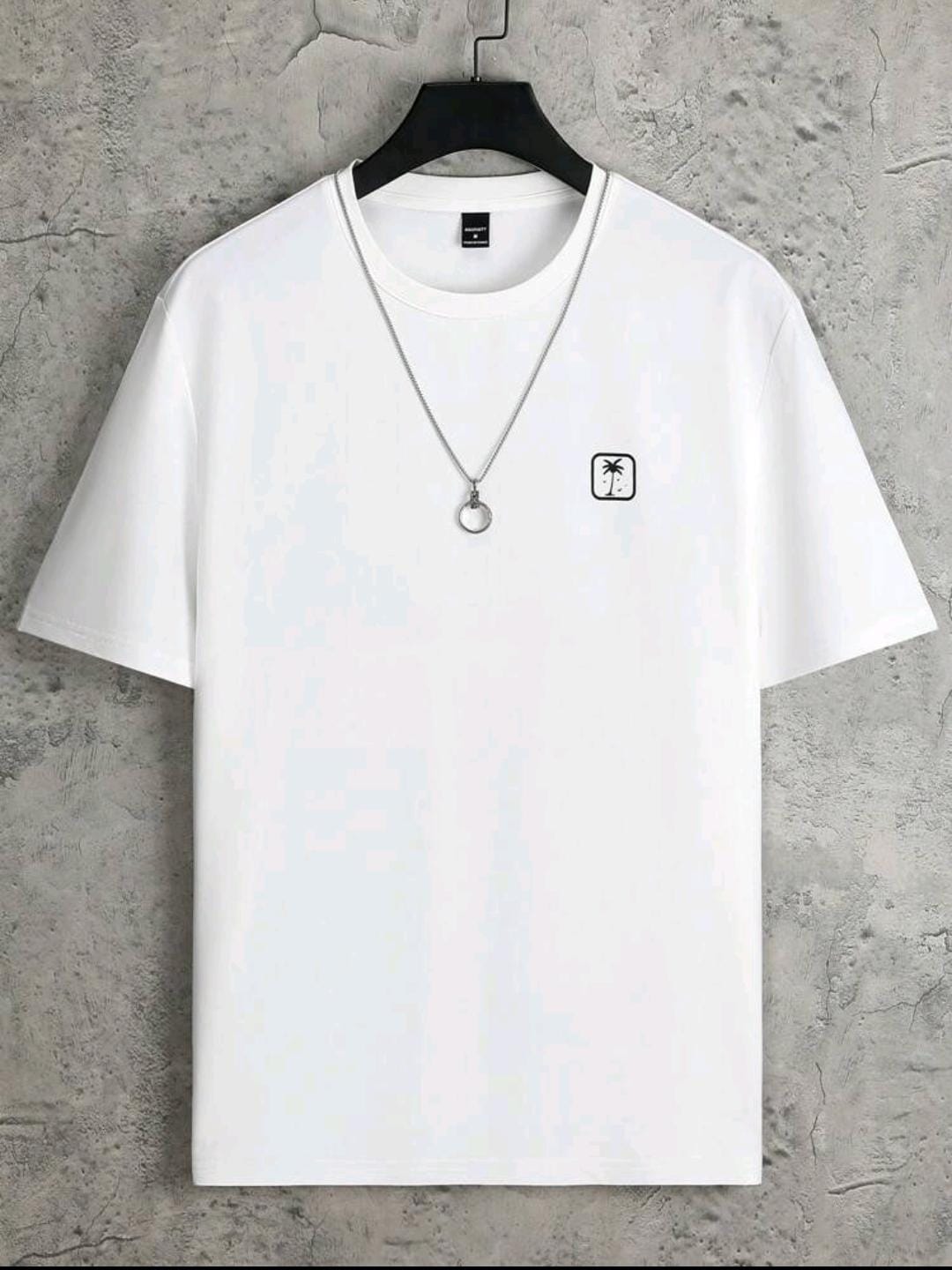 Manfinity Hypemode T-shirt casual à col rond et manches courtes