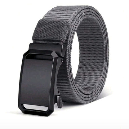 Ceinture à cliquet en nylon pour homme, ceinture mode homme en tissu nylon