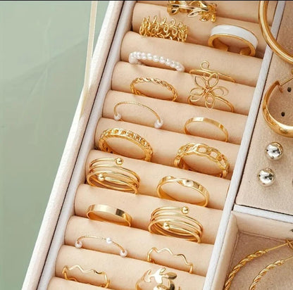 Ensemble de Bijoux Élégants et Vintage de 86 Pièces pour Femmes et Filles