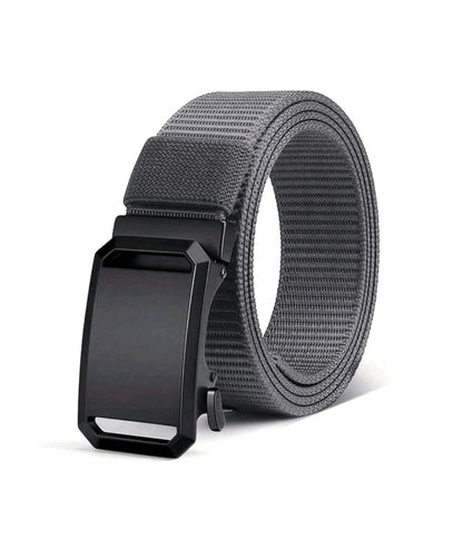 Ceinture à cliquet en nylon pour homme, ceinture mode homme en tissu nylon