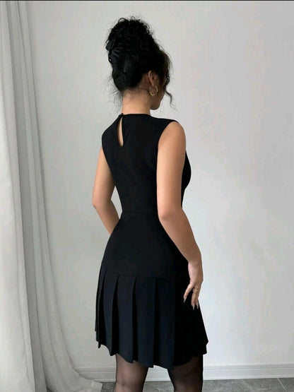 Slaydiva Robe décontractée en tissu texturé avec  pour femmes