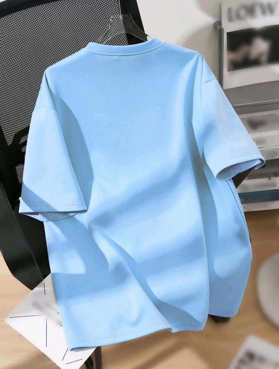 Manfinity Hypemode T-shirt ample pour hommes avec motif gaufré et épaules tombantes