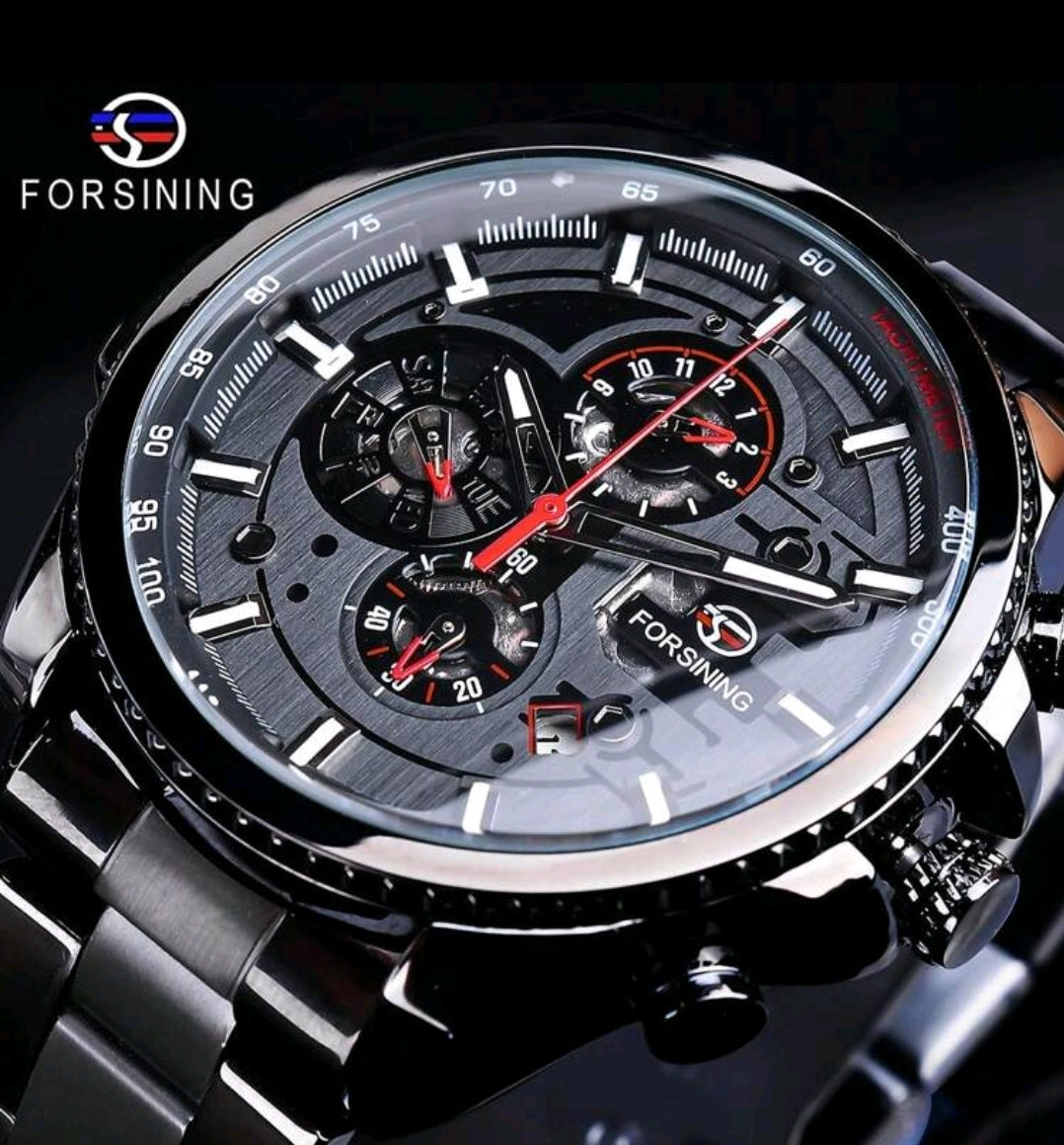 FORSINING Montre automatique pour hommes de la marque de luxe