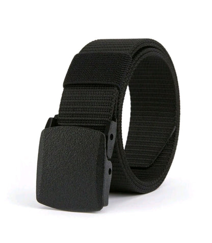 1pc Ceinture en nylon pour homme avec boucle en plastique