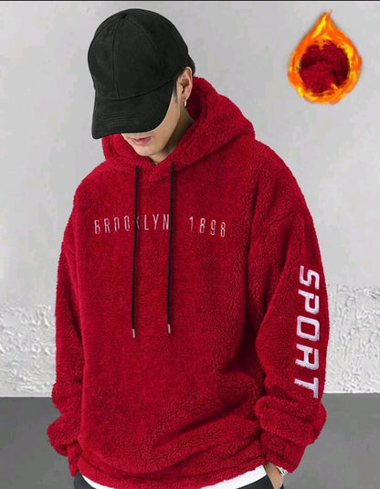 Manfinity Homme Sweat-shirt à capuche avec cordon de serrage