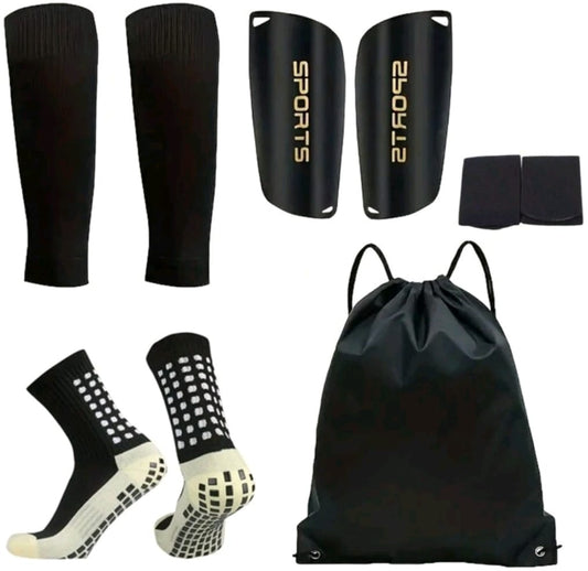5 pièces/set Sac de football, chaussettes de football pour adolescents et hommes