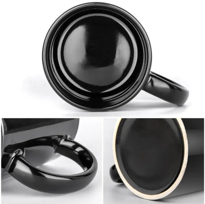 1 tasse en céramique isolée d'inspiration animée de 11 oz - Designer