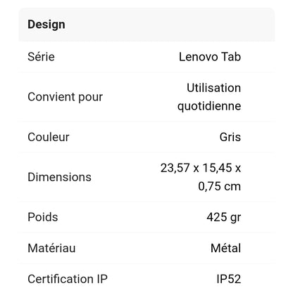 Lenovo | Tab 10,1" 4 Go/64 Go + Folio Case