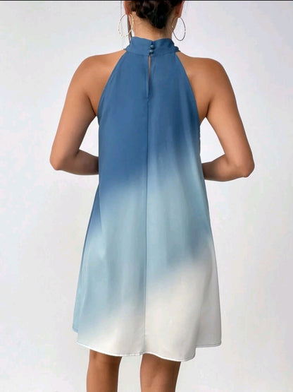 Firerie Robe Dégradée À Encolure Halter