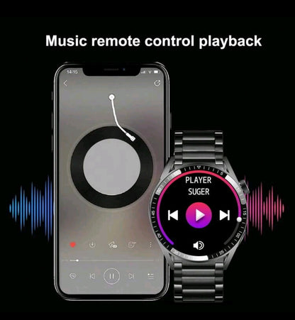 1 pièce Montre connectée intelligente tactile intégrale unisexe avec appel