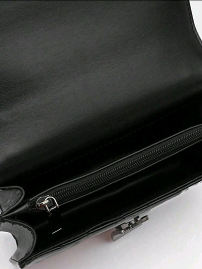 Dedoo Élégant sac à bandoulière pour femme avec chaîne, sac à bandoulière en PU matelassé