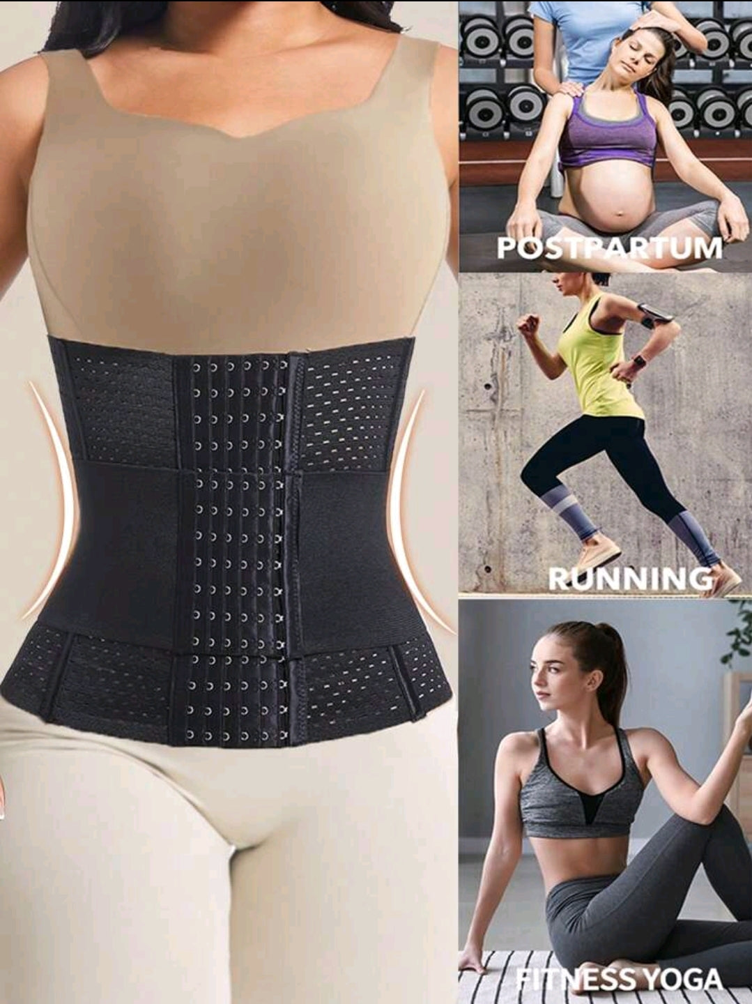 1 pièce Ceinture de maintien de la taille avec double ceinture