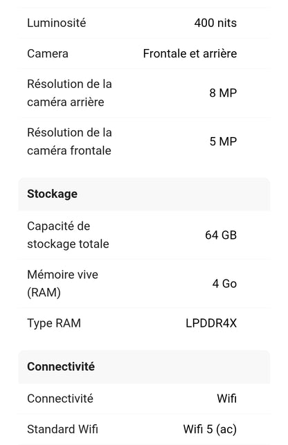 Lenovo | Tab 10,1" 4 Go/64 Go + Folio Case