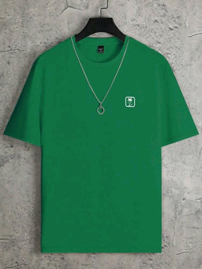 Manfinity Hypemode T-shirt casual à col rond et manches courtes