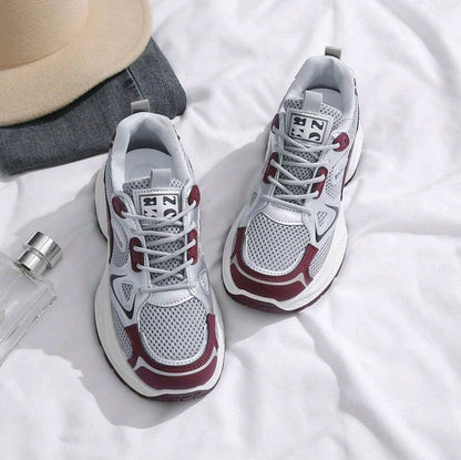Chaussures de sport à semelle épaisse et plateforme pour femmes