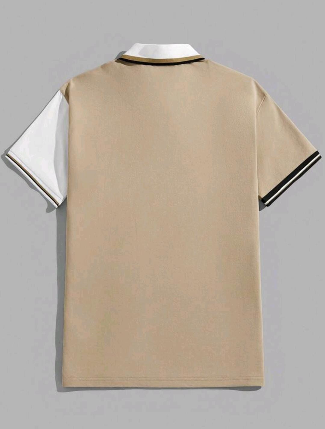 Manfinity UrbanChill Chemise polo rayée à manches courtes pour homme, décontractée et adaptée aux trajets quotidiens en été