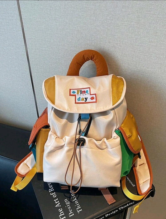 1 pièce Nouveau sac à dos multifonctionnel léger, sac de navettage casual avec grande capacité, convient aux élèves