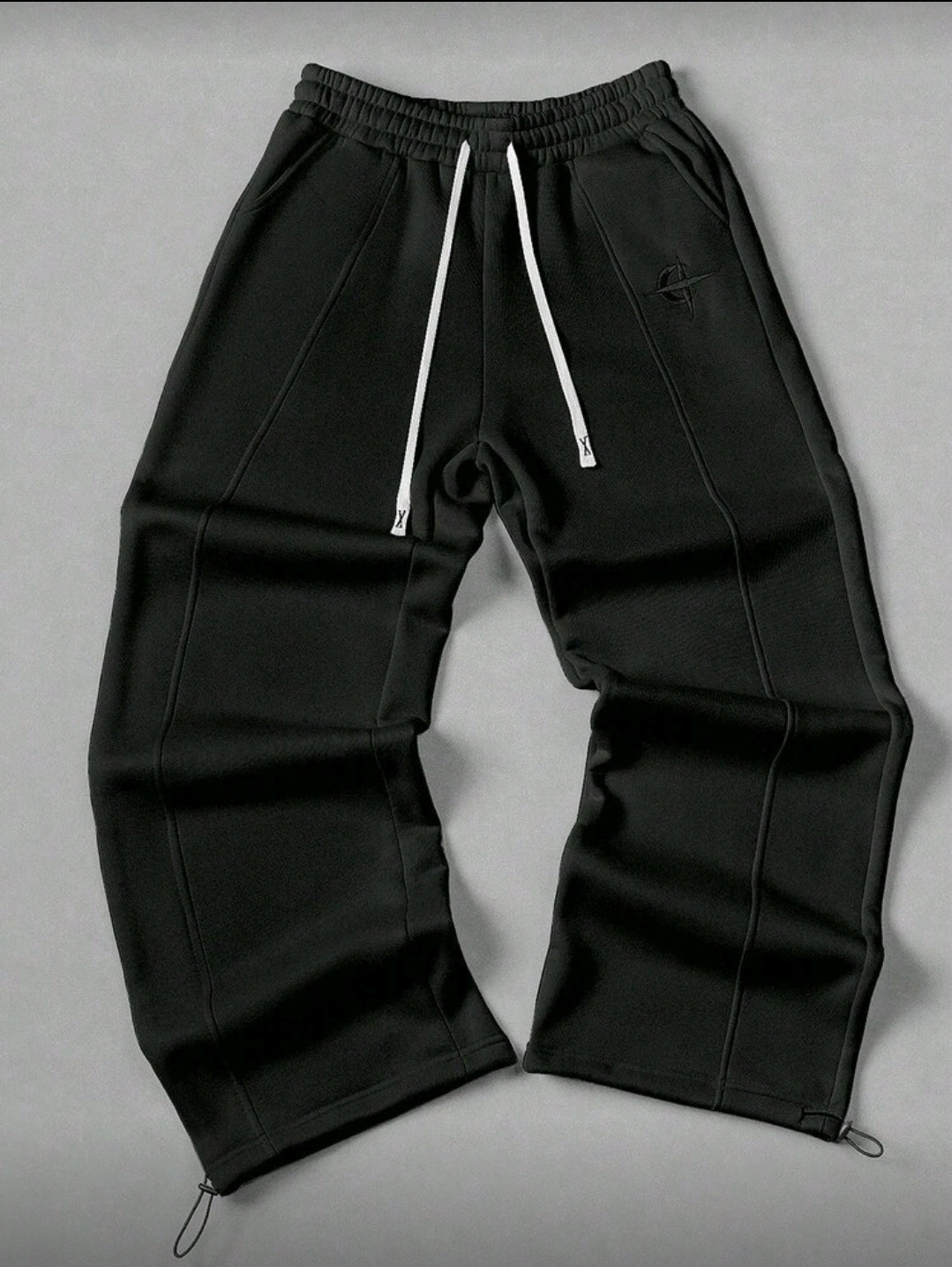 Manfinity Hypemode Pantalon de survêtement style casual de rue pour jeunes hommes avec badge brodé