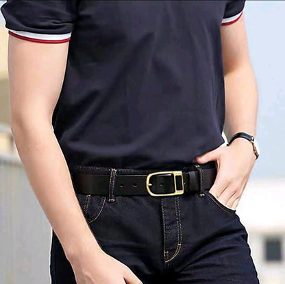 1 pièce Ceinture de haute qualité avec boucle pour hommes